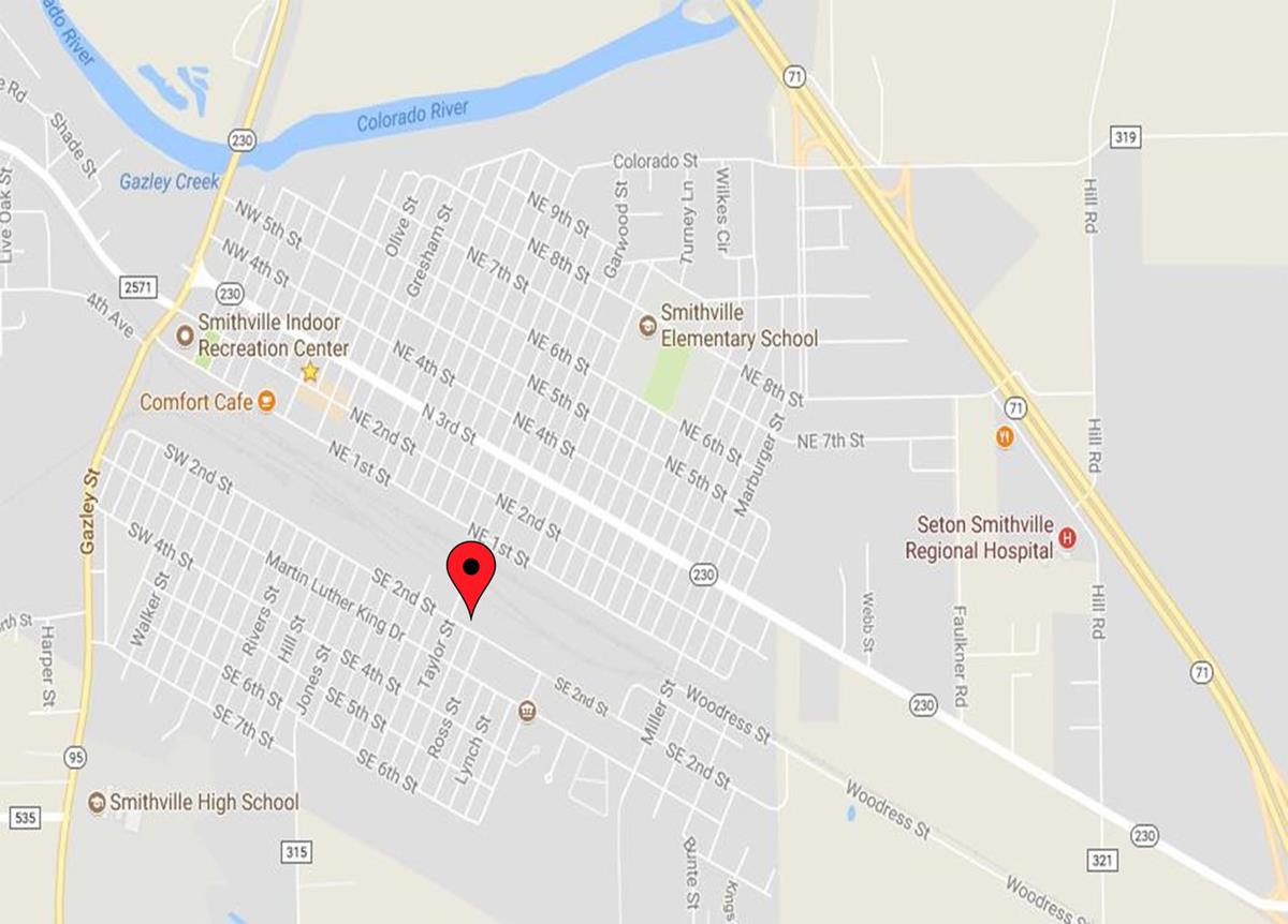 Map Bastrop County